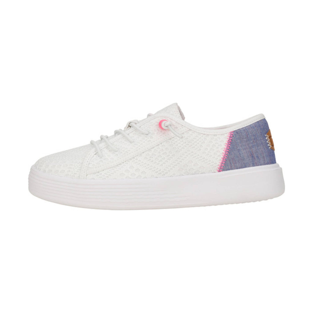 Hey Dude Women's Cody - Crafted Mix Eyelet White - Lenny's Shoe & Apparel