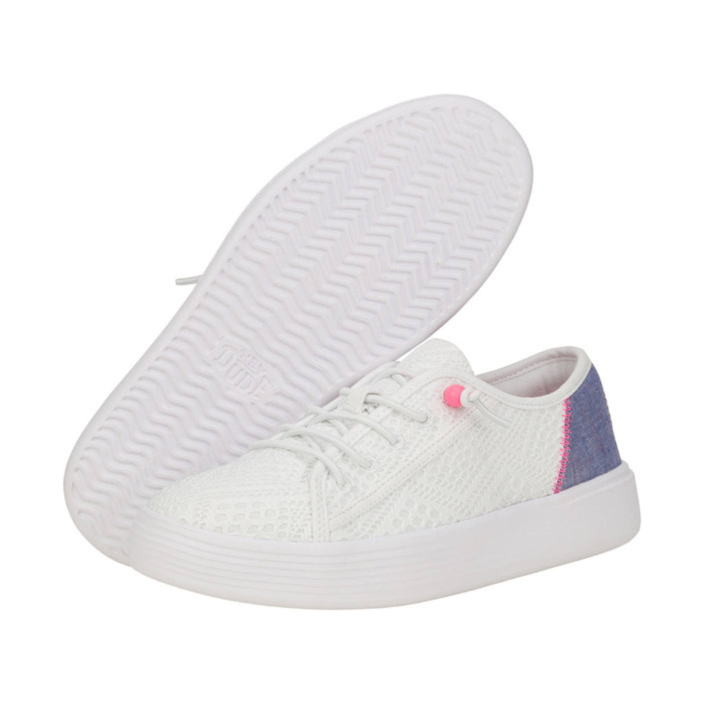 Hey Dude Women's Cody - Crafted Mix Eyelet White - Lenny's Shoe & Apparel