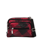 Baggallini Triple Zip Bagg - Red Buffalo Plaid - Lenny's Shoe & Apparel