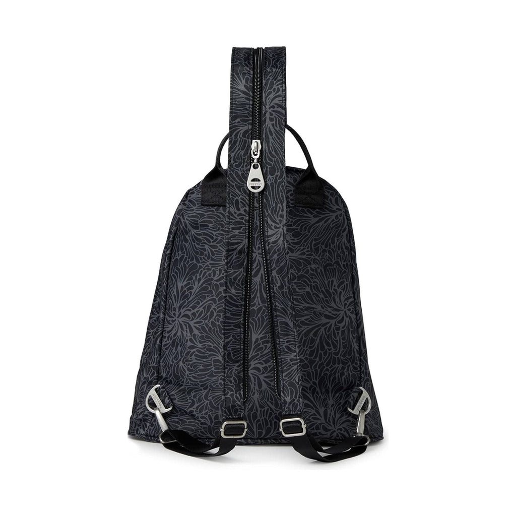 Baggallini Women's Naples Convertible Backpack - Midnight Blossom Print - Lenny's Shoe & Apparel