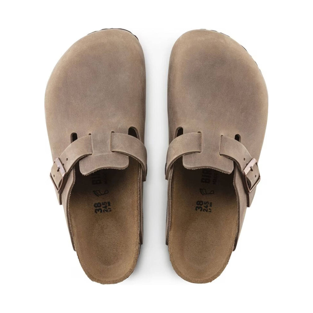 Birkenstock Boston - Oiled Leather Tobacco Brown - Lenny's Shoe & Apparel