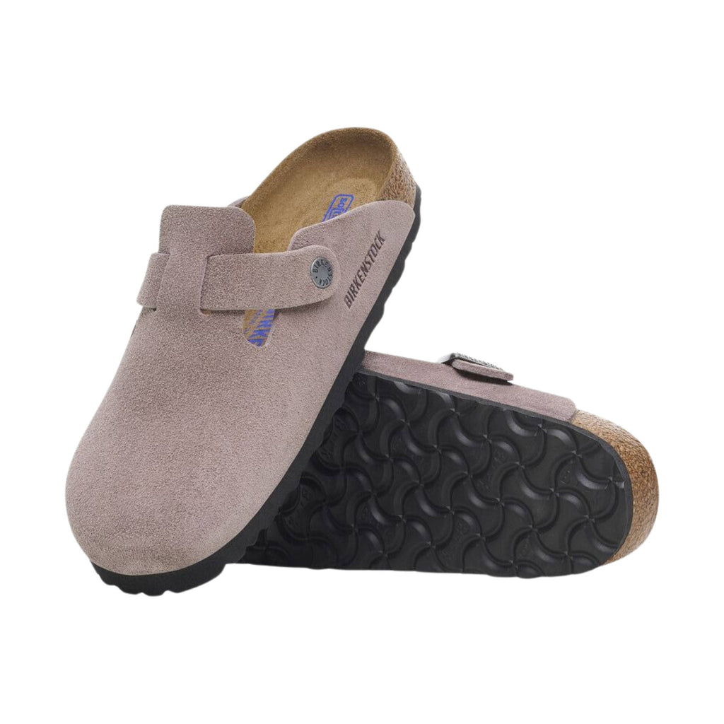 Birkenstock Boston Soft Footbed - Faded Purple - Lenny's Shoe & Apparel