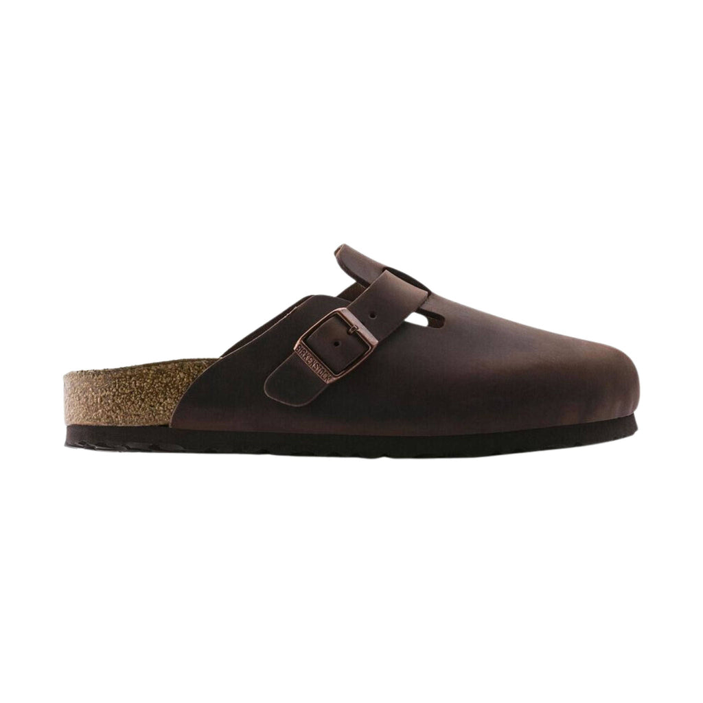 Birkenstock Boston Soft Footbed - Habana Leather - Lenny's Shoe & Apparel