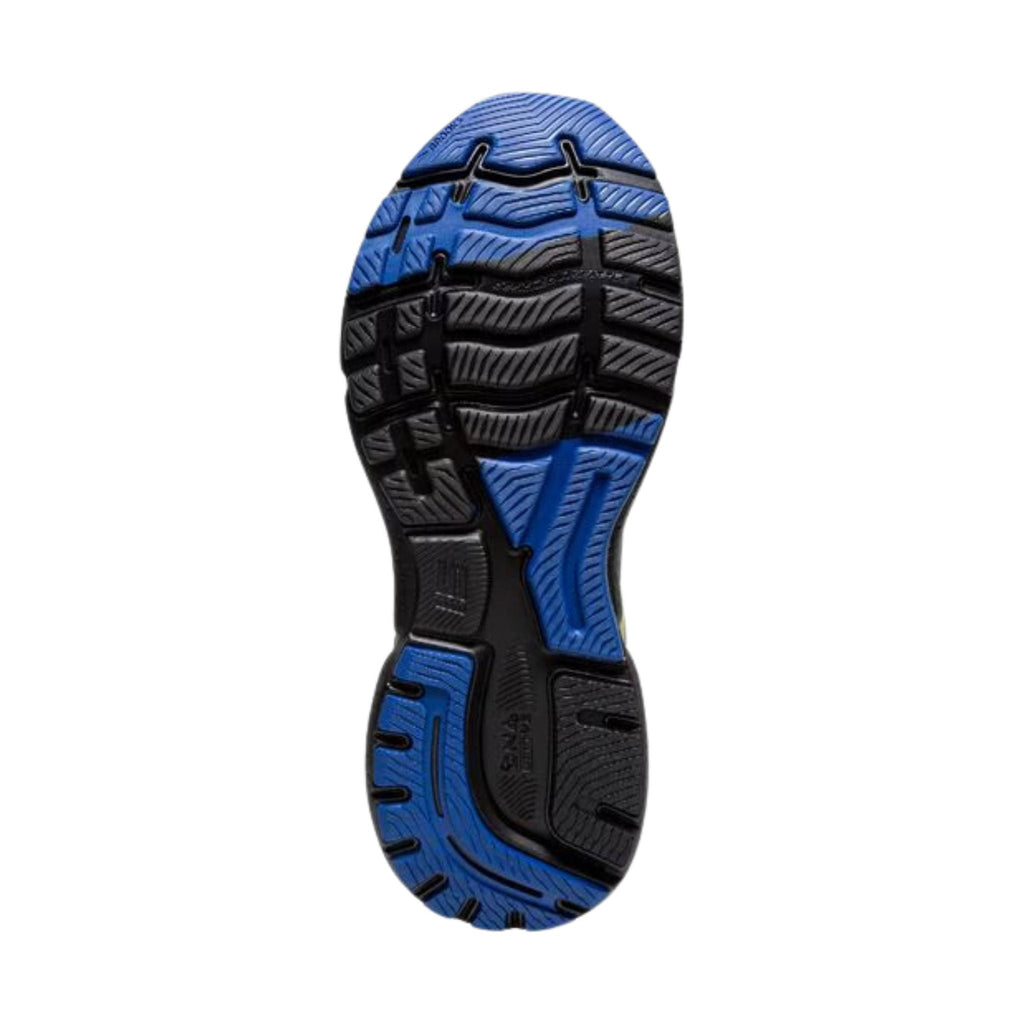 Brooks Men's Ghost 15 Road Running Shoes - Black/Nightlife/Blue - Lenny's Shoe & Apparel