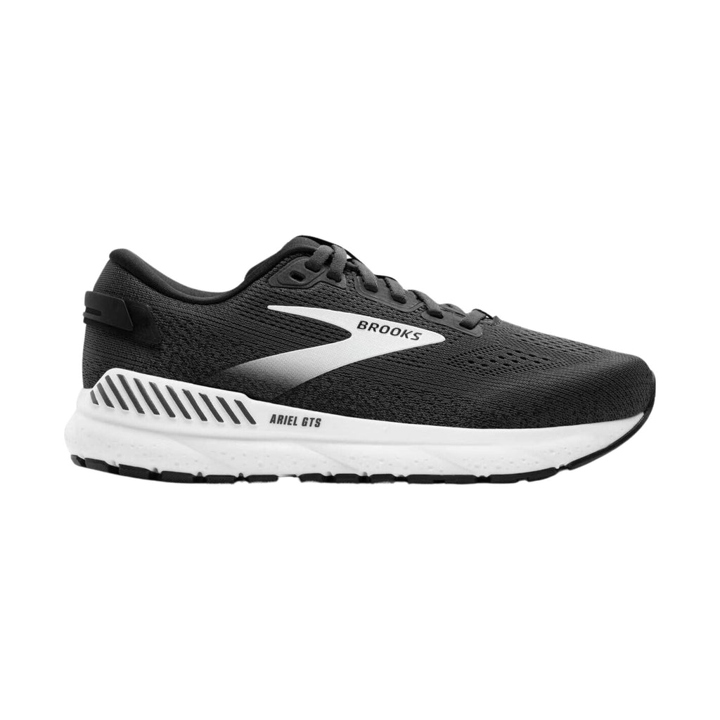 Brooks Women's Ariel GTS 24 Road Running Shoes - Ebony/Black/White - Lenny's Shoe & Apparel