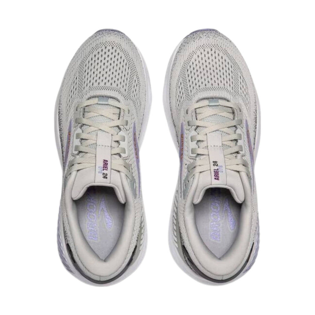 Brooks Women's Ariel GTS 24 Road Running Shoes - Mercury/Ebony/Sweet Lavender - Lenny's Shoe & Apparel