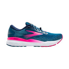 Brooks Women's Ghost 16 GTX Road Running Shoes - Moroccan Blue/Pink/Yellow - Lenny's Shoe & Apparel