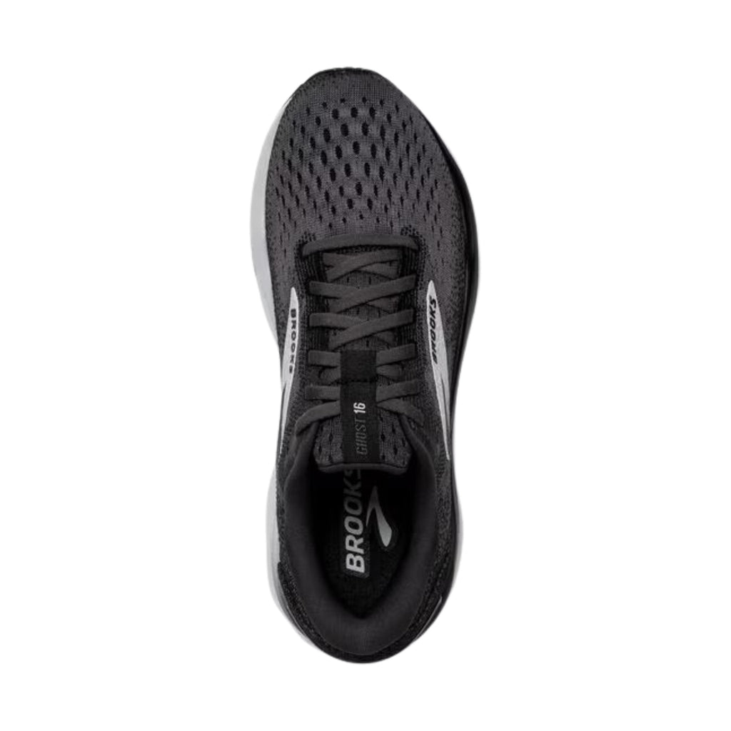 Brooks Women's Ghost 16 Road Running Shoes - Black/Grey/White - Lenny's Shoe & Apparel