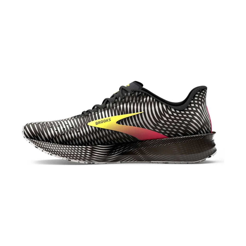 Brooks Women's Hyperion Tempo Running Shoes - Black/Pink/Yellow - Lenny's Shoe & Apparel