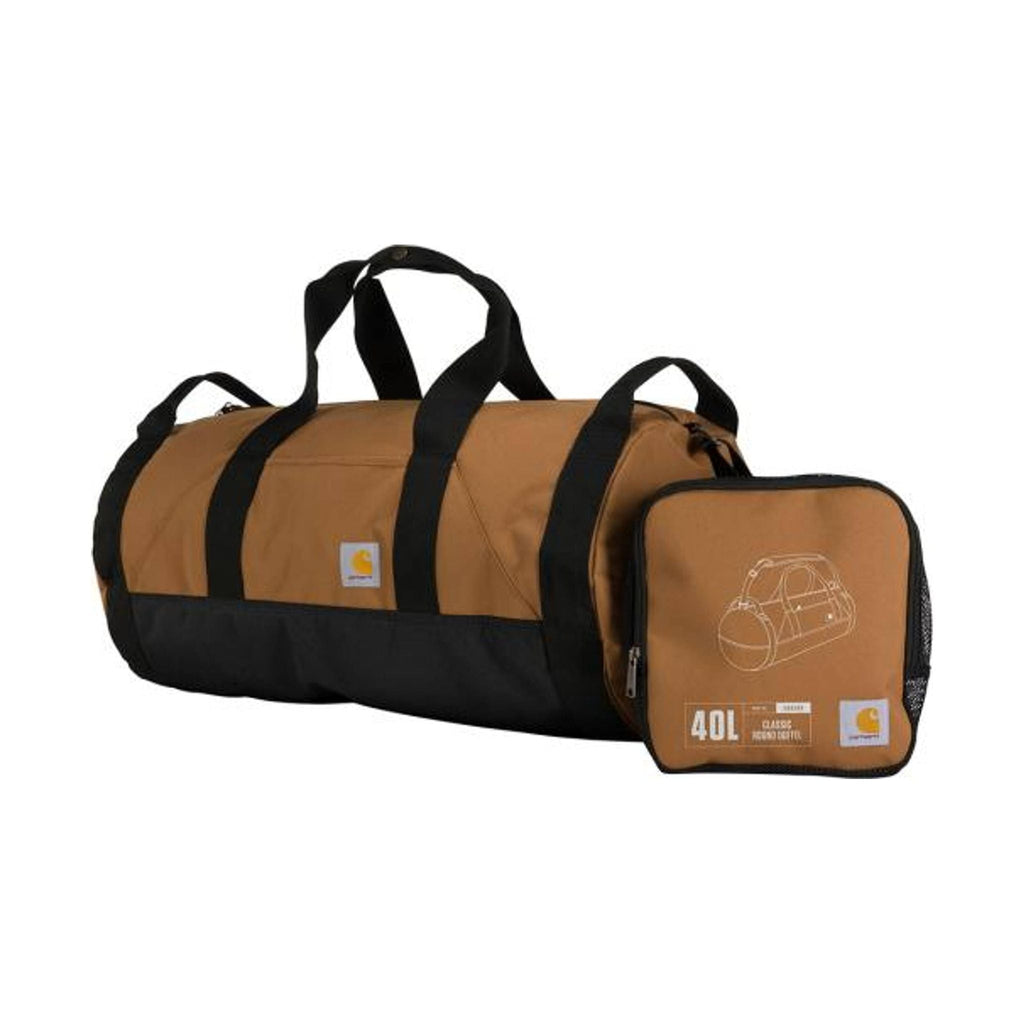 Carhartt 40L Classic Round Duffel - Black - Lenny's Shoe & Apparel