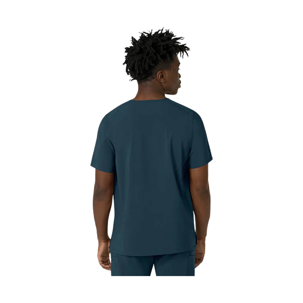 Carhartt Men's Cross Flex V Neck Scrub Top - Navy - Lenny's Shoe & Apparel