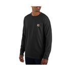 Carhartt Men's Force Relaxed Fit Midweight Long Sleeve Pocket T Shirt - Black - Lenny's Shoe & Apparel