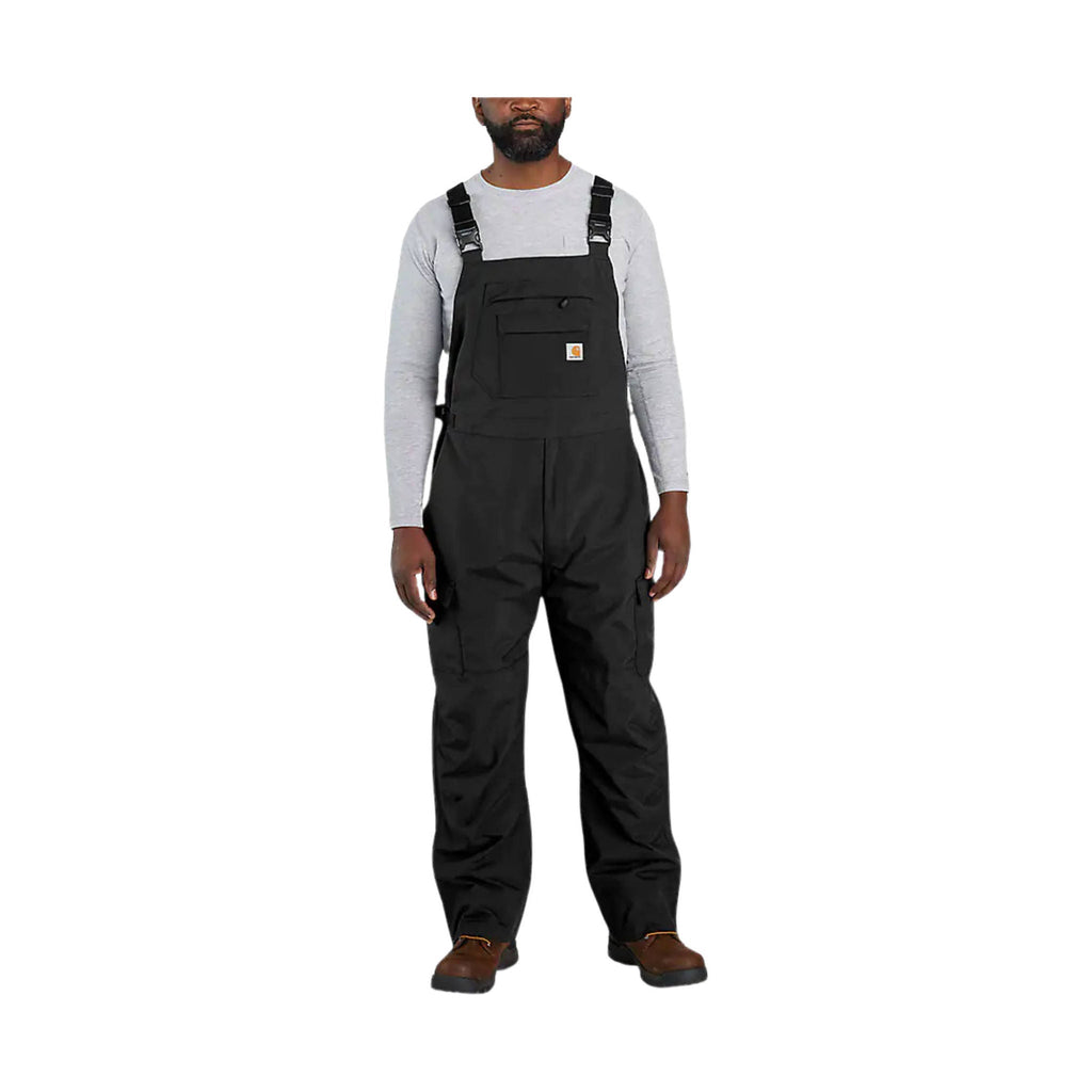 Carhartt Men's Storm Defender Loose Fit Heavyweight Bib Overall - Black - Lenny's Shoe & Apparel