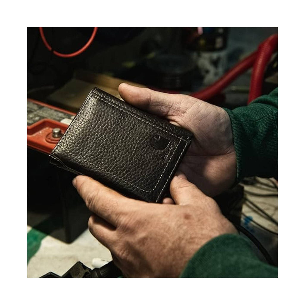 Carhartt Pebble Trifold Wallet - Black - Lenny's Shoe & Apparel