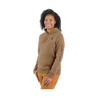 Carhartt Women's Relaxed Fit Midweight Logo Sleeve Graphic Sweatshirt - Flaxseed - Lenny's Shoe & Apparel