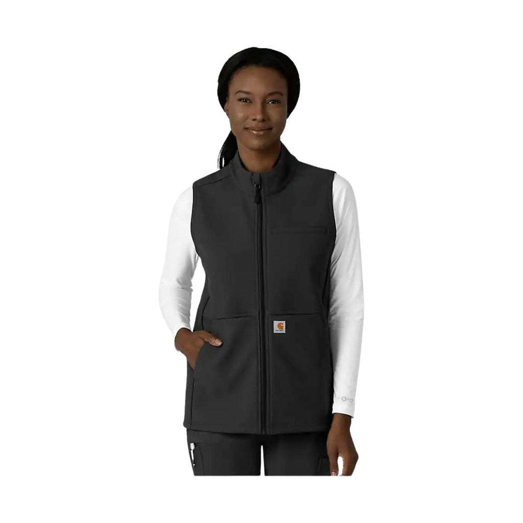 Carhartt Women's Rugged Flex Bonded Fleece Vest - Black - Lenny's Shoe & Apparel