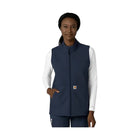 Carhartt Women's Rugged Flex Bonded Fleece Vest - Navy - Lenny's Shoe & Apparel