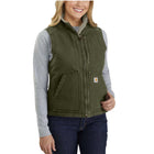 Carhartt Women's Sherpa Lined Vest Relaxed Fit - Basil - Lenny's Shoe & Apparel