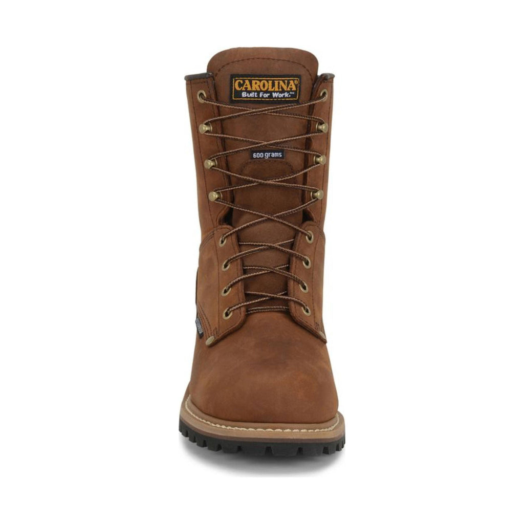 Carolina Men's Elm 8 Inch Logger Insulated Steel Toe Work Boot - Brown - Lenny's Shoe & Apparel