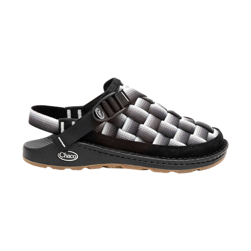 Chaco Women's Canyon Woven Clog - Fade Black/White - Lenny's Shoe & Apparel