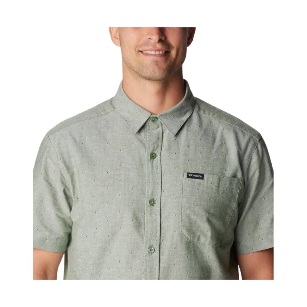 Columbia Men's Rapid Rivers Novelty Short Sleeve Shirt - Canteen Spaced - Lenny's Shoe & Apparel