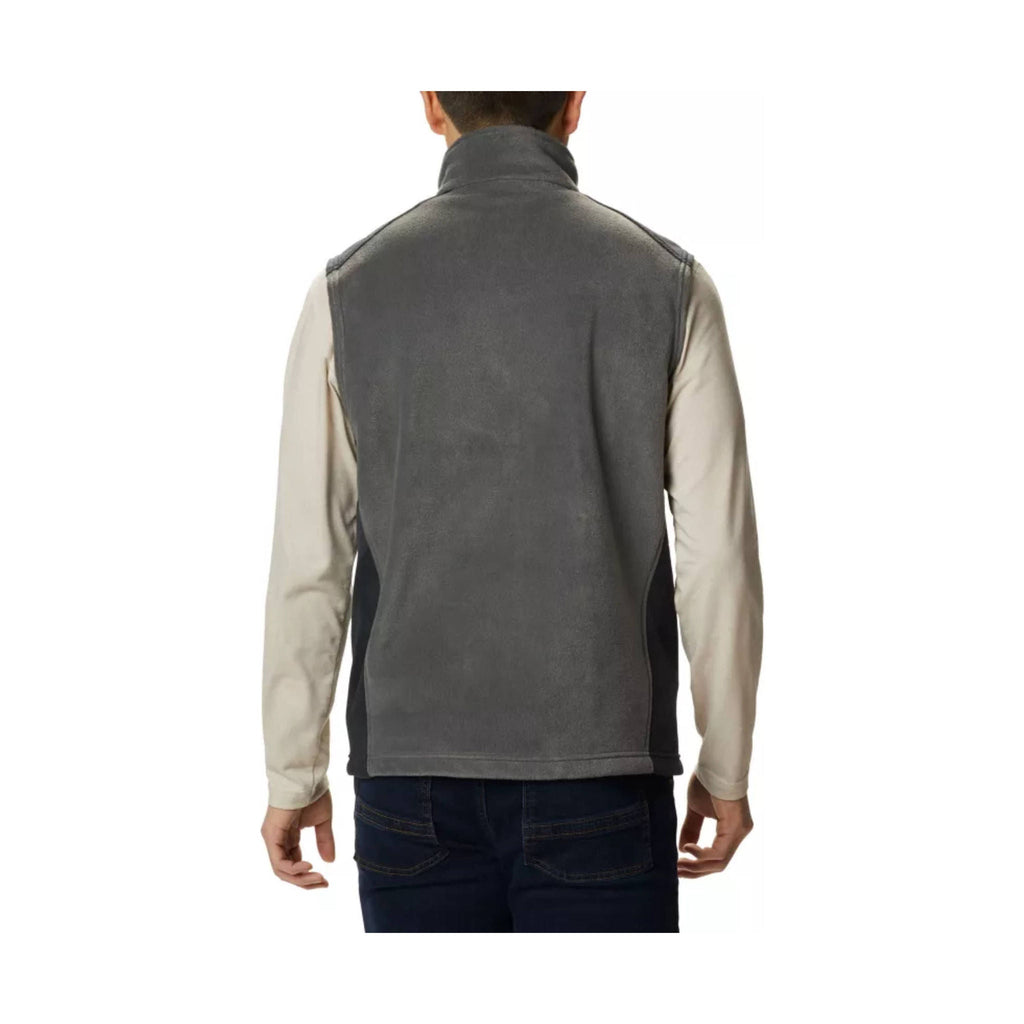 Columbia Men's Steens Mountain Fleece Vest - Grill/Black - ONLINE STORE CREDIT/EXCHANGE ONLY - Lenny's Shoe & Apparel