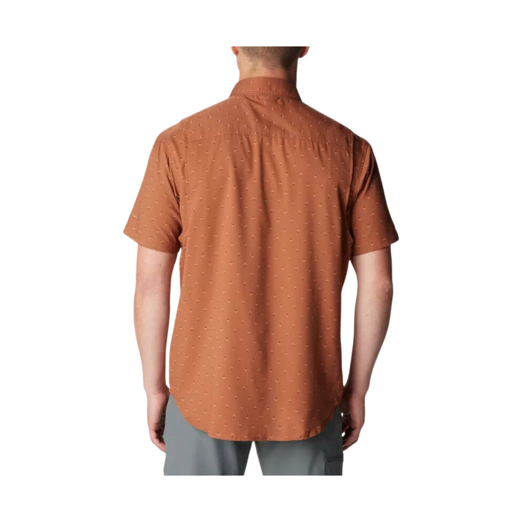 Columbia Men's Utilizer Printed Woven Short Sleeve Shirt - Aubrun Dawn Dot - Lenny's Shoe & Apparel