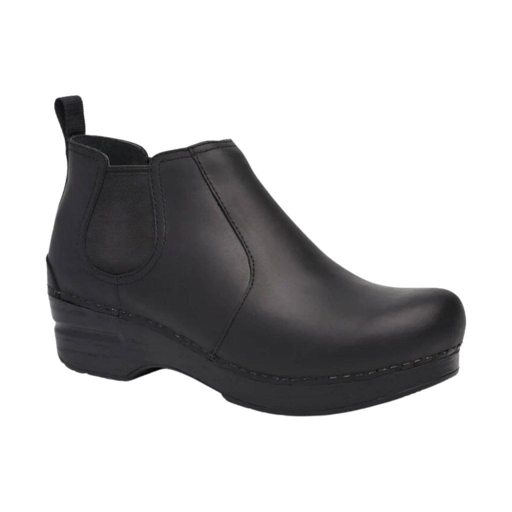 Dansko Women's Frankie Boots - Black Oiled - Lenny's Shoe & Apparel