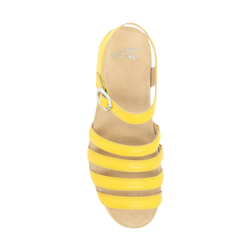 Dansko Women's Roxie Sandal - Yellow - Lenny's Shoe & Apparel