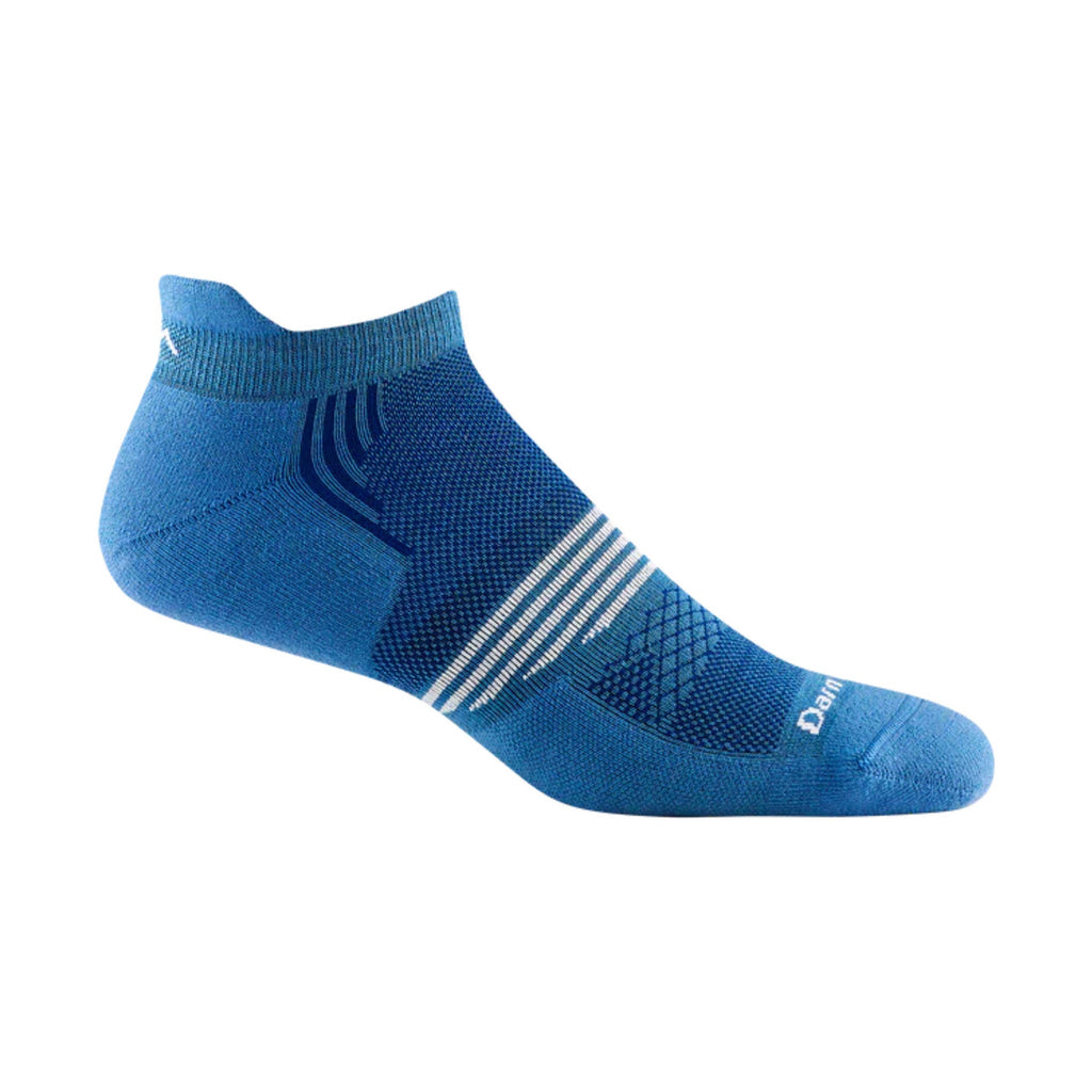 Darn Tough Men's Element No Show Tab Lightweight Athletic Sock - Cobalt - Lenny's Shoe & Apparel