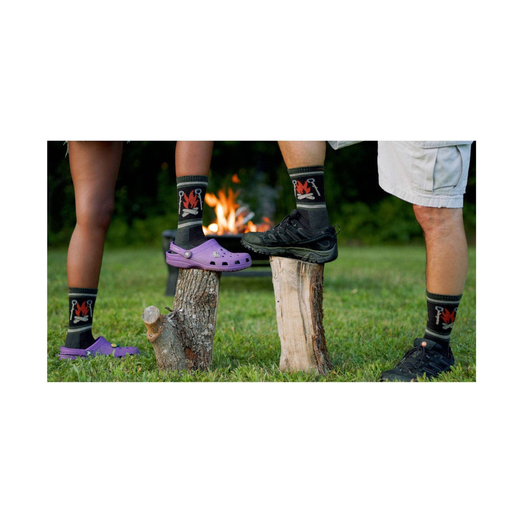 Darn Tough Vermont Exclusive Campfire - Chocolate - Lenny's Shoe & Apparel