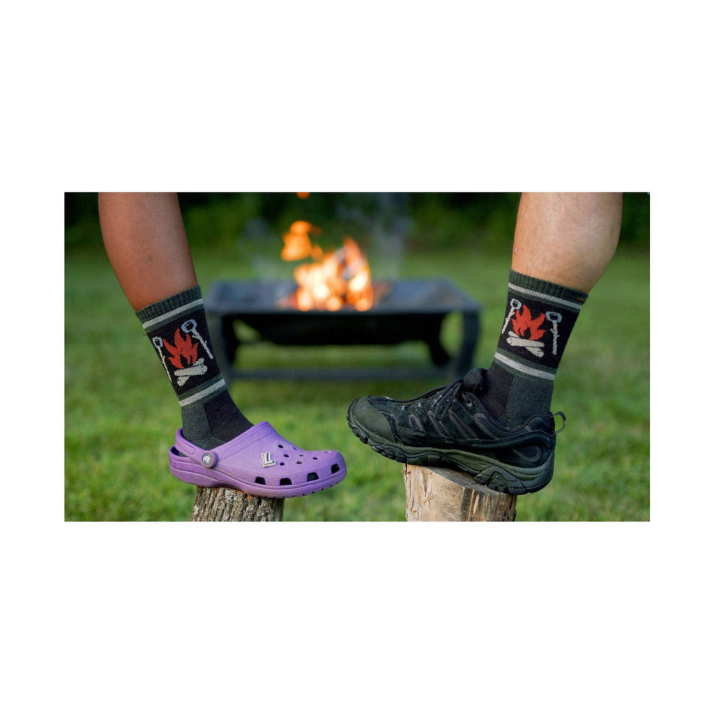 Darn Tough Vermont Exclusive Campfire - Chocolate - Lenny's Shoe & Apparel