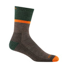 Darn Tough Vermont Men's Ranger Micro Crew Midweight Hiking Sock - Brown - Lenny's Shoe & Apparel