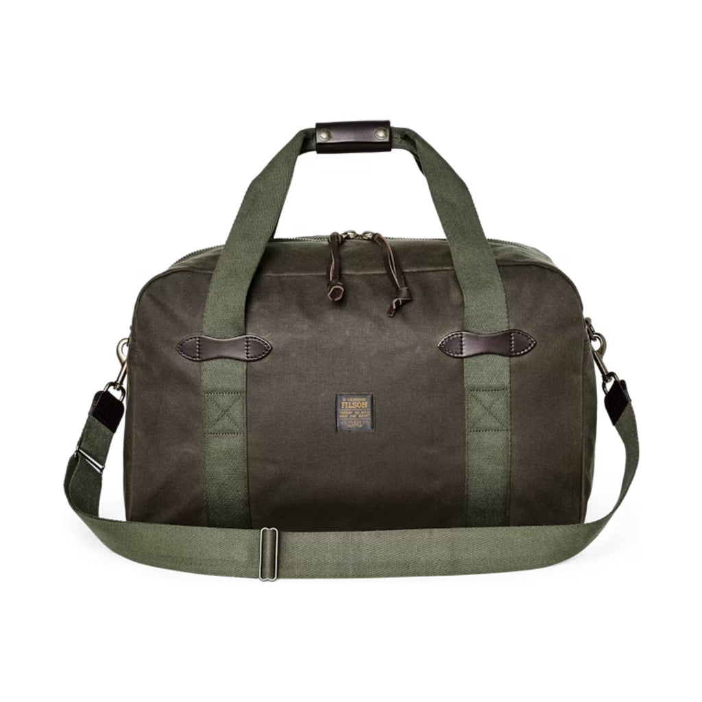 Filson Medium Tin Cloth Duffle Bag - Otter Green - Lenny's Shoe & Apparel