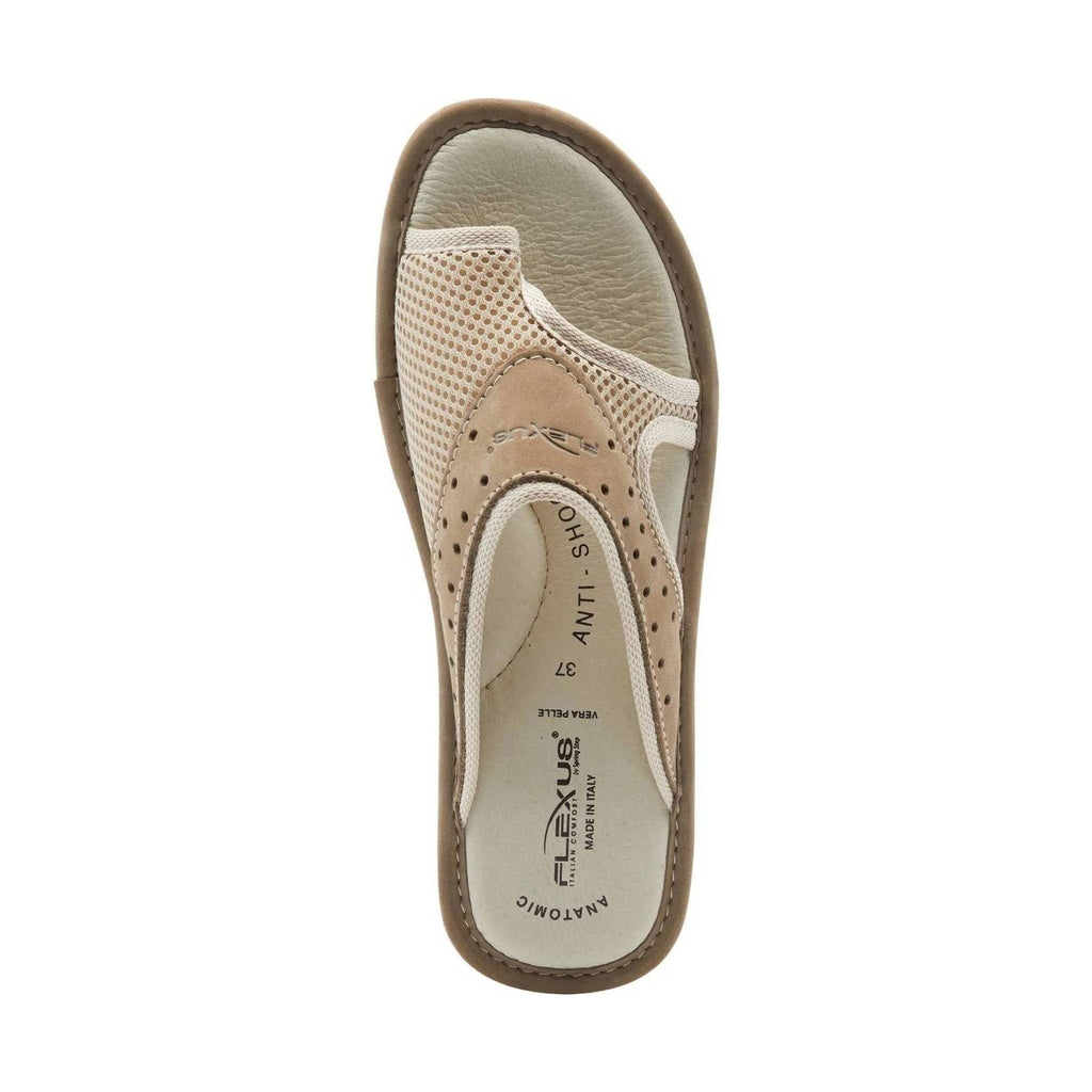 Flexus Pascalle Slide Sandal - Beige - Lenny's Shoe & Apparel