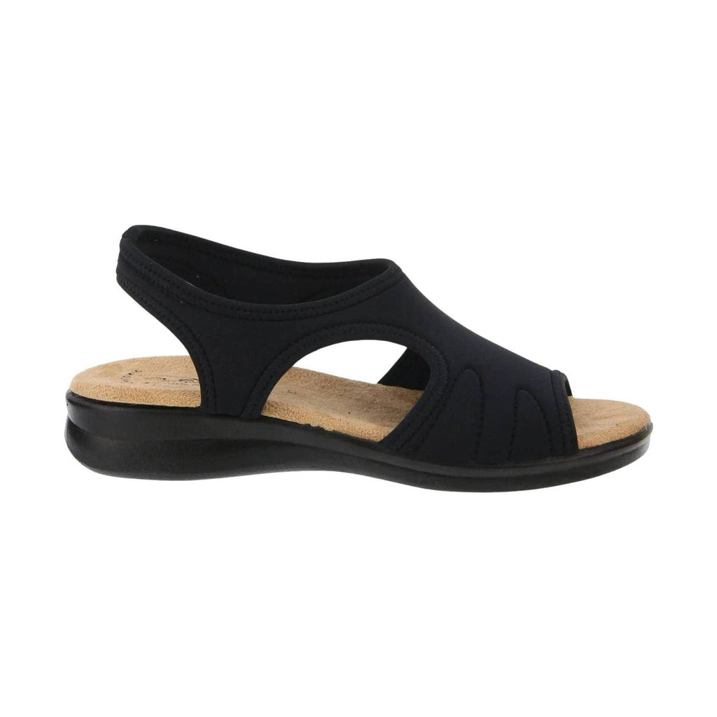 Flexus Women's Nyaman Sandal - Black - Lenny's Shoe & Apparel