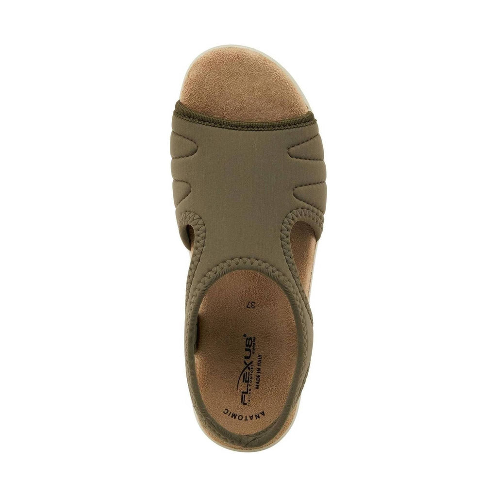 Flexus Women's Nyaman Sandal - Olive Green - Lenny's Shoe & Apparel