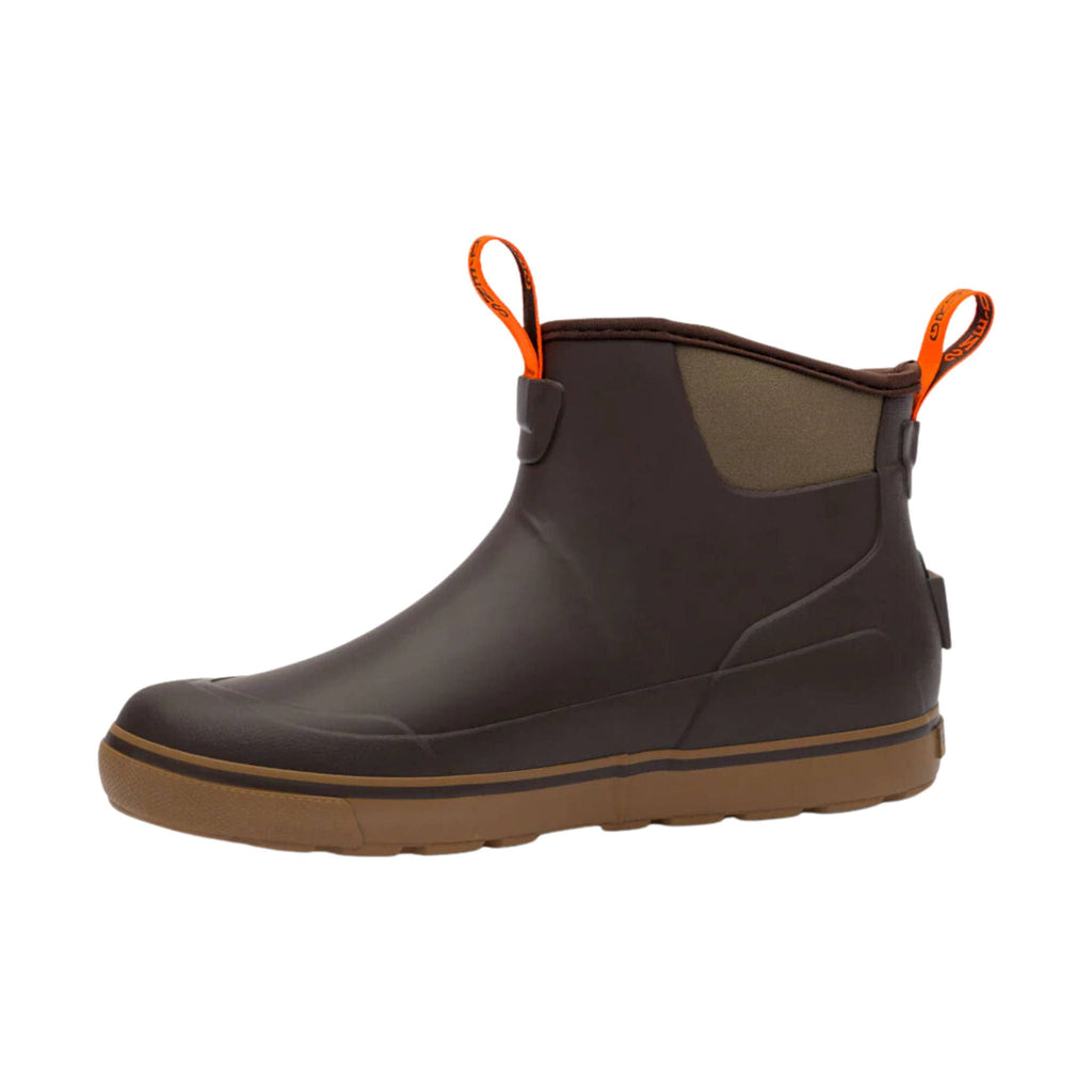 Grundens Men's Deck Boss Ankle Boot - Dark Brown - Lenny's Shoe & Apparel