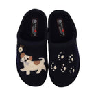 Haflinger Fido Slippers - Blue - Lenny's Shoe & Apparel