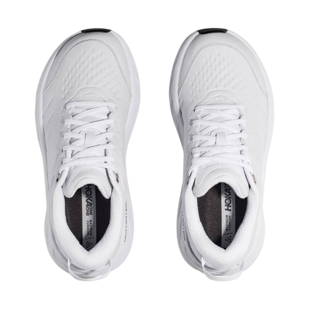 HOKA Women's Bondi SR Shoes - White - Lenny's Shoe & Apparel