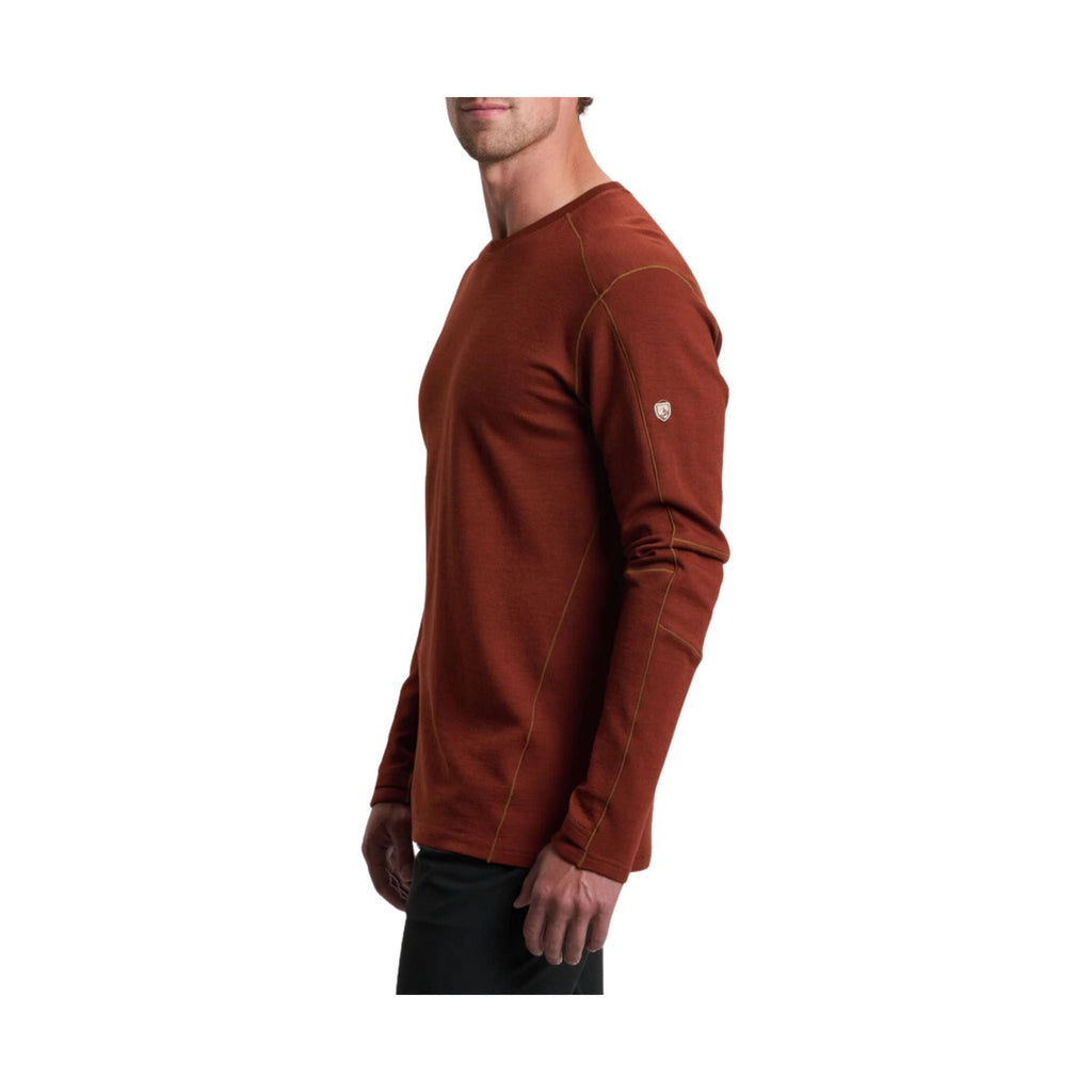 Kuhl Men's Invigoratr Merino Crew - Chili Oil - Lenny's Shoe & Apparel