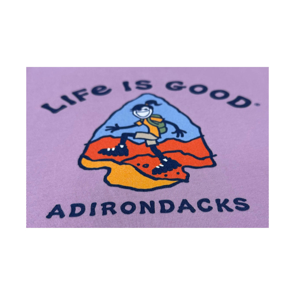 Life Is Good Women's Adirondacks Exclusive Canyon Tee - Violet Purple - Lenny's Shoe & Apparel