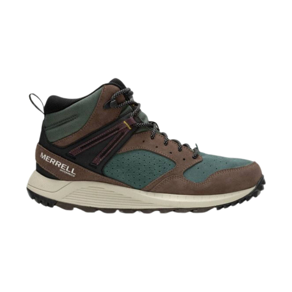 Merrell Men's Wildwood Mid Leather Waterproof Hiking Boot - Forest - Lenny's Shoe & Apparel