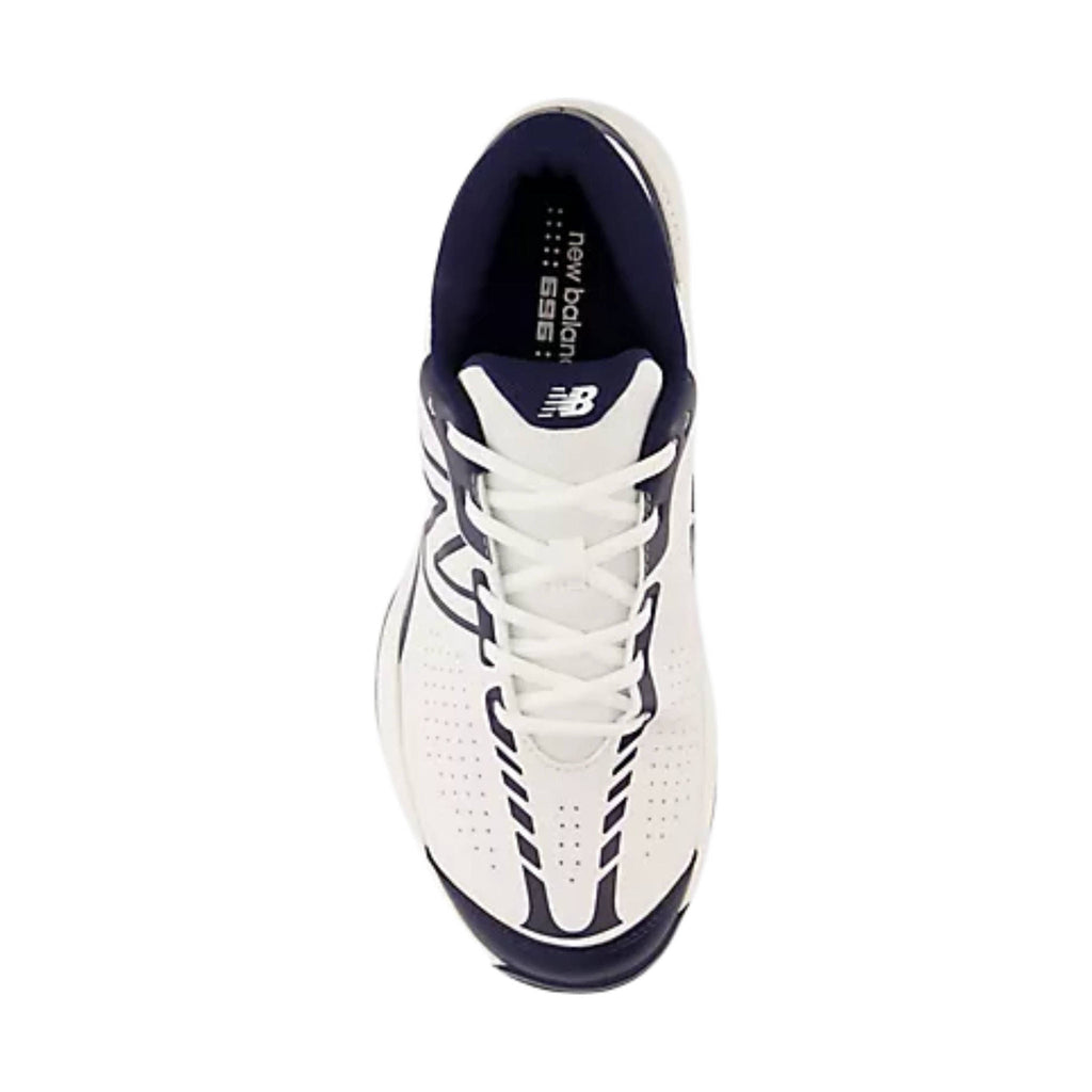 New Balance Men's 696v5 Tennis Shoes - White/Navy - Lenny's Shoe & Apparel