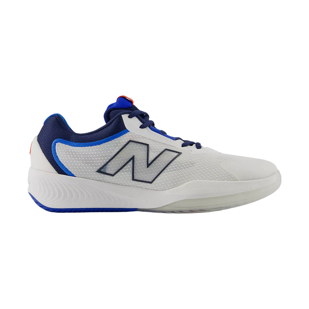 New Balance Men's FuelCell 996v6 Pickleball Tennis Shoes - White With Team Navy - Lenny's Shoe & Apparel