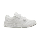 New Balance Women's Hook and Loop Leather 928v3 Walking Shoe - White - Lenny's Shoe & Apparel