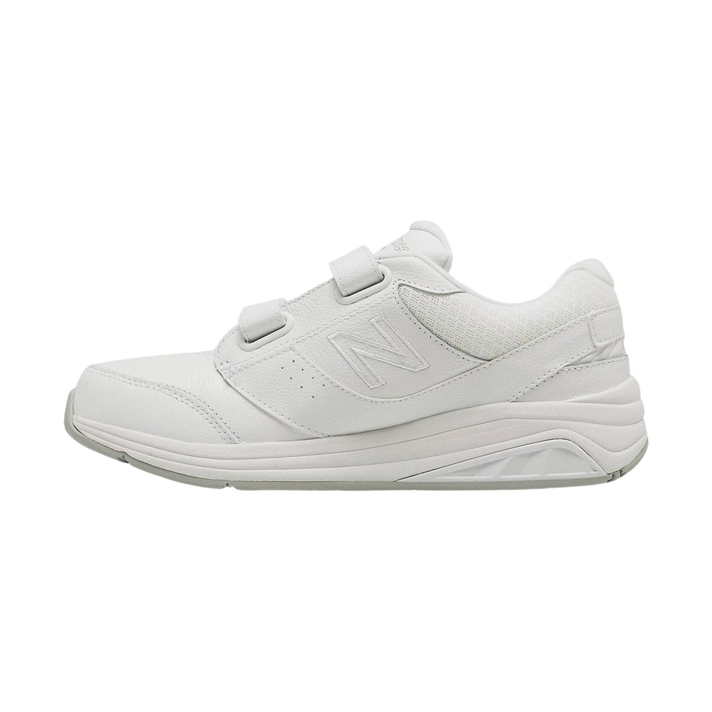 New Balance Women's Hook and Loop Leather 928v3 Walking Shoe - White - Lenny's Shoe & Apparel
