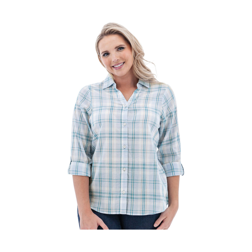 Old Ranch Women's Plumas Shirt 24 - Blue Fog - Lenny's Shoe & Apparel