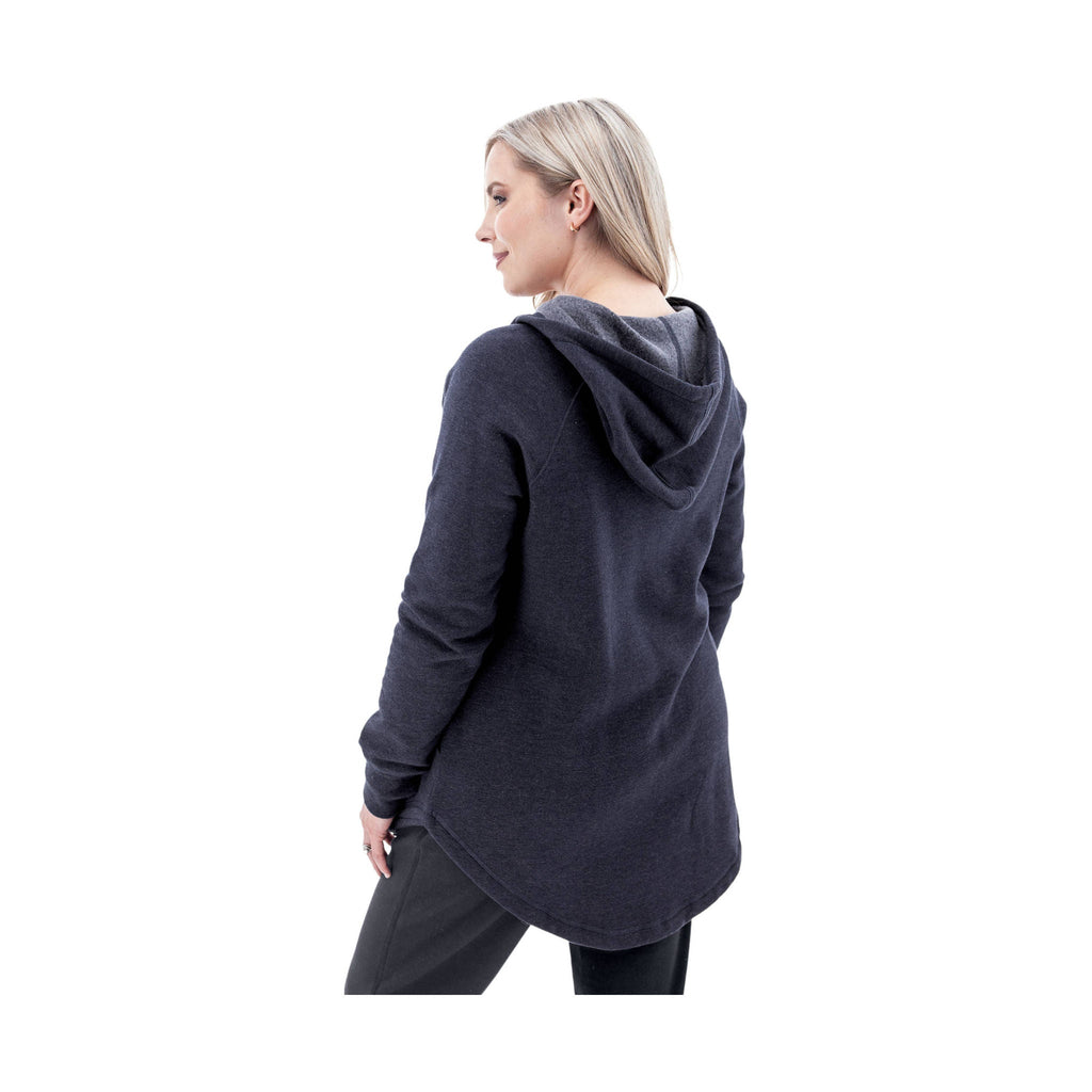 Old Ranch Women's River Oversized Fleece Hoodie - Black Iris - ONLINE STORE CREDIT/EXCHANGE ONLY - Lenny's Shoe & Apparel