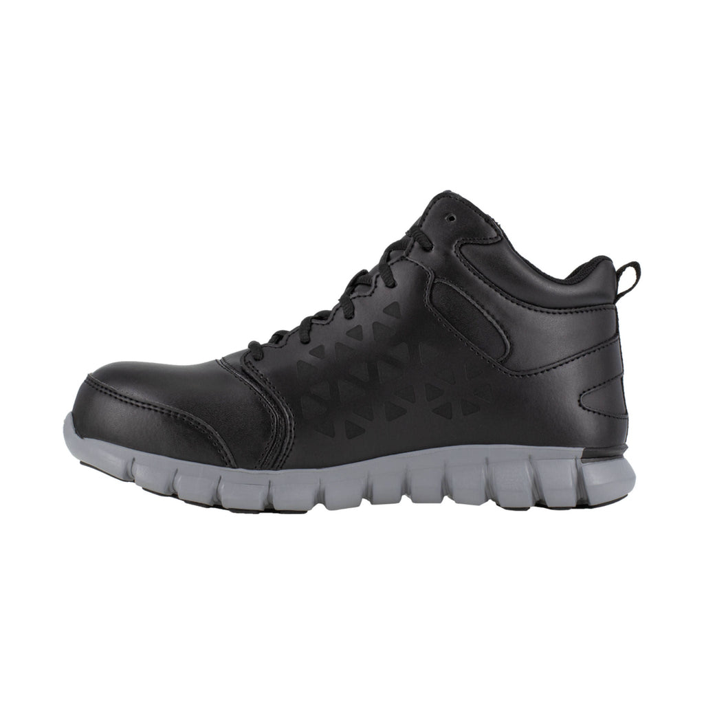 Reebok Work Women's Sublite Cushion Athletic Hightop Composite Toe Waterproof Hiker Work Shoes - Black - Lenny's Shoe & Apparel